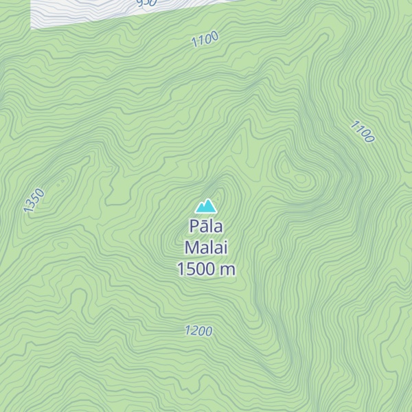 Map of Pāla Malai