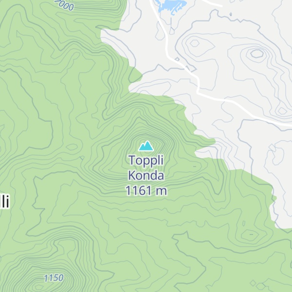 Map of Toppli Konda