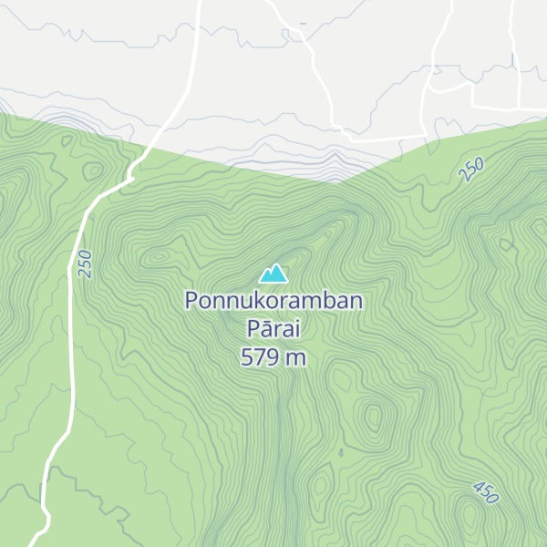 Map of Ponnukoramban Pārai