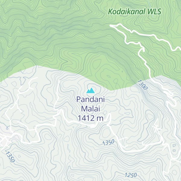Map of Pandani Malai
