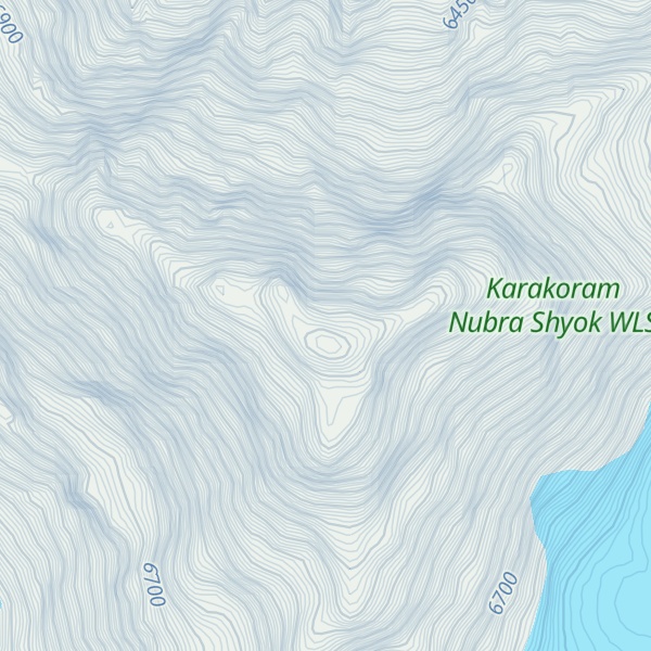 Map of Saser Kangri I