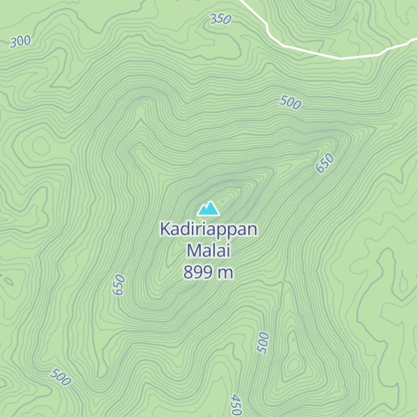 Map of Kadiriappan Malai