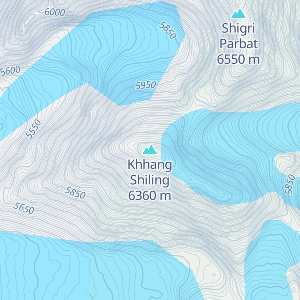 Map of Khhang Shiling