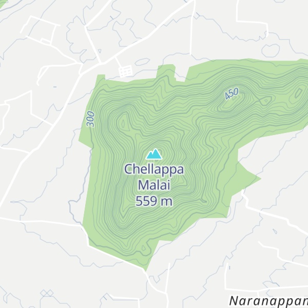Map of Chellappa Malai