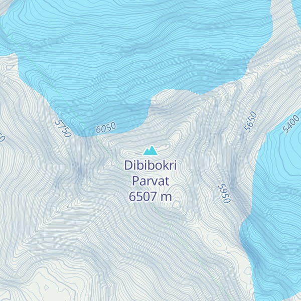 Map of Dibibokri Parvat