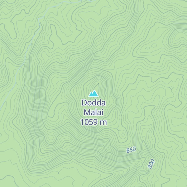 Map of Dodda Malai