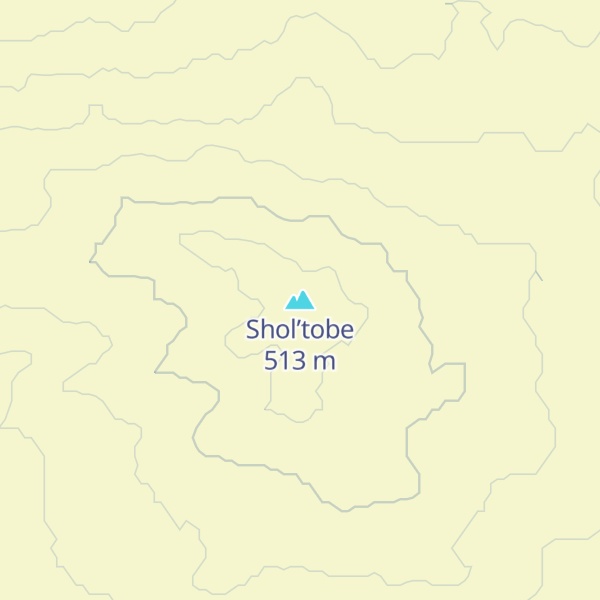Map of Shol’tobe