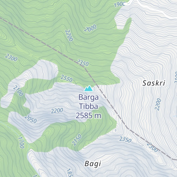 Map of Barga Tibba