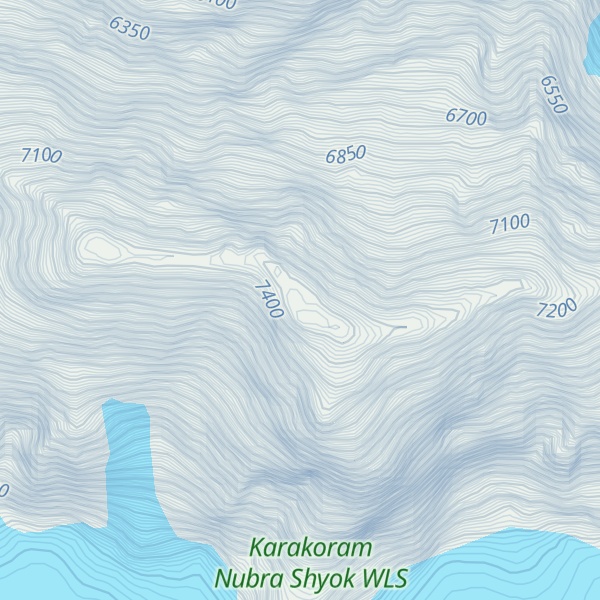 Map of Saser Kangri II
