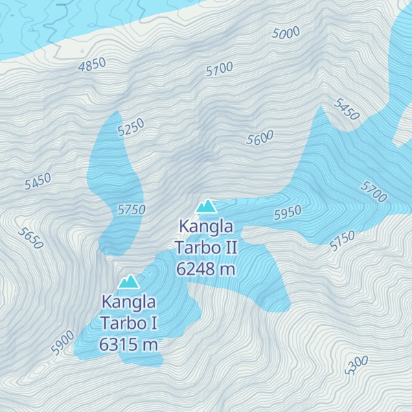 Map of Kangla Tarbo II