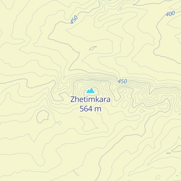 Map of Zhetimkara