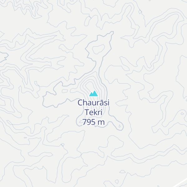 Map of Chaurāsi Tekri