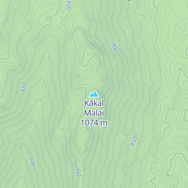 Map of Kākal Malai