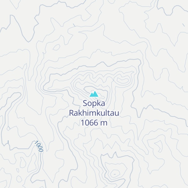 Map of Sopka Rakhimkultau