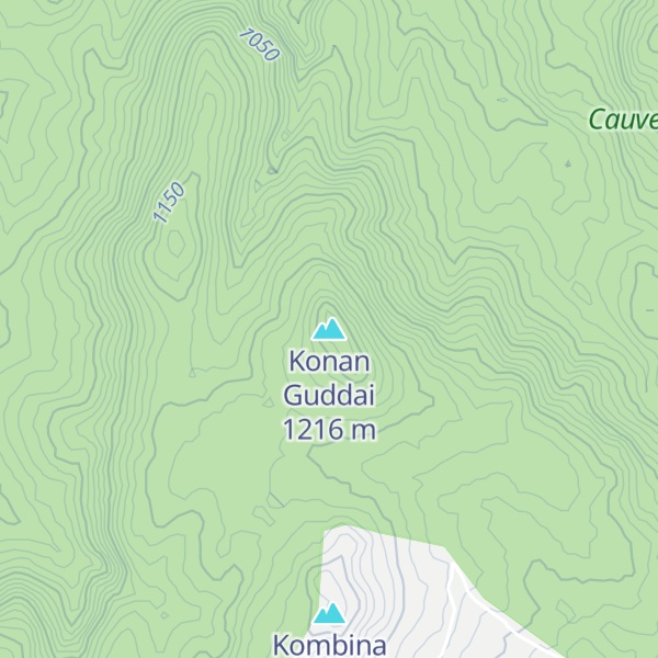 Map of Konan Guddai