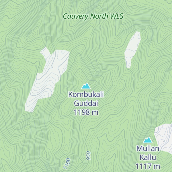 Map of Kombukali Guddai