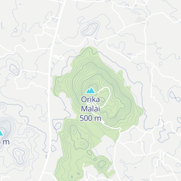 Map of Orika Malai