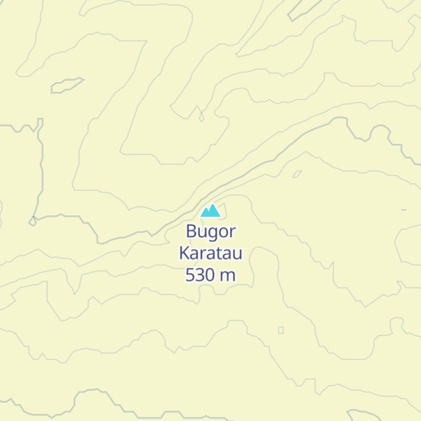Map of Bugor Karatau