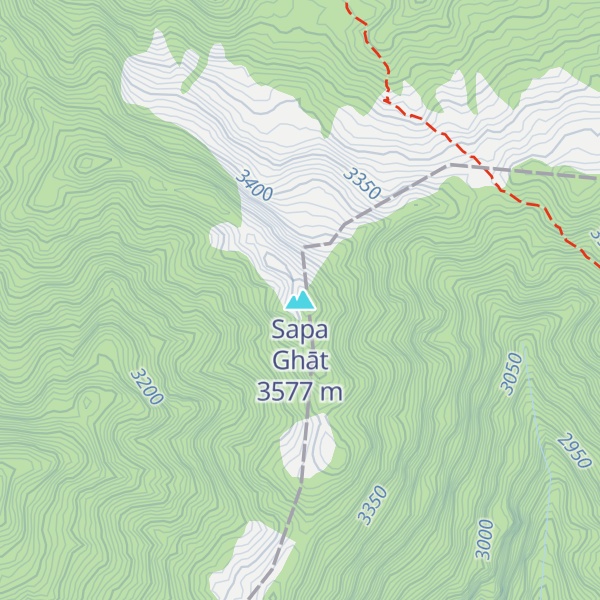 Map of Sapa Ghāt