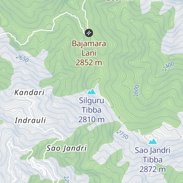 Map of Silguru Tibba