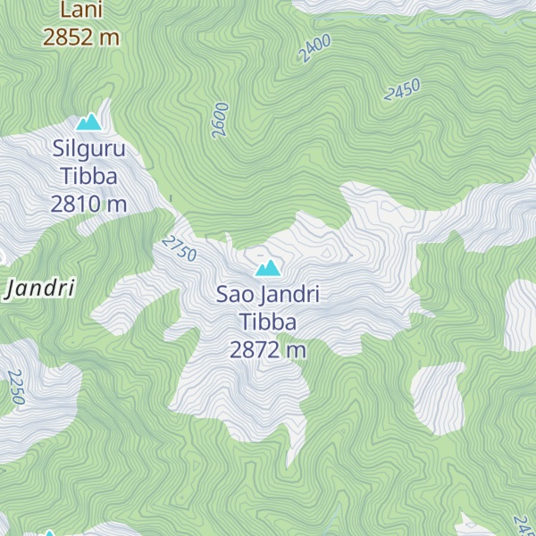 Map of Sao Jandri Tibba