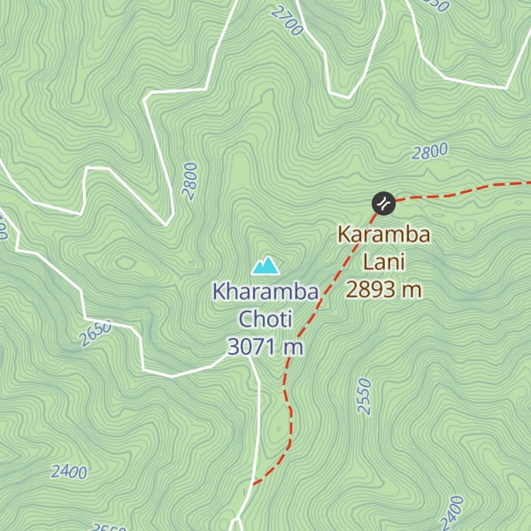 Map of Kharamba Choti