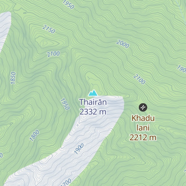 Map of Thairān