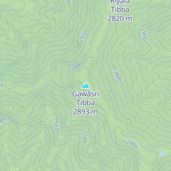 Map of Gawāsri Tibba