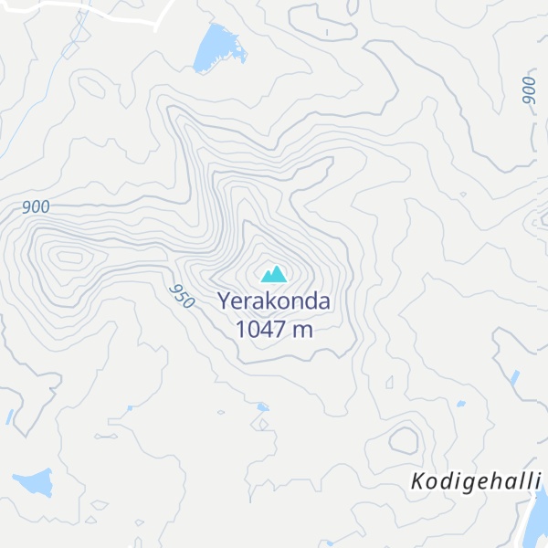 Map of Yerakonda