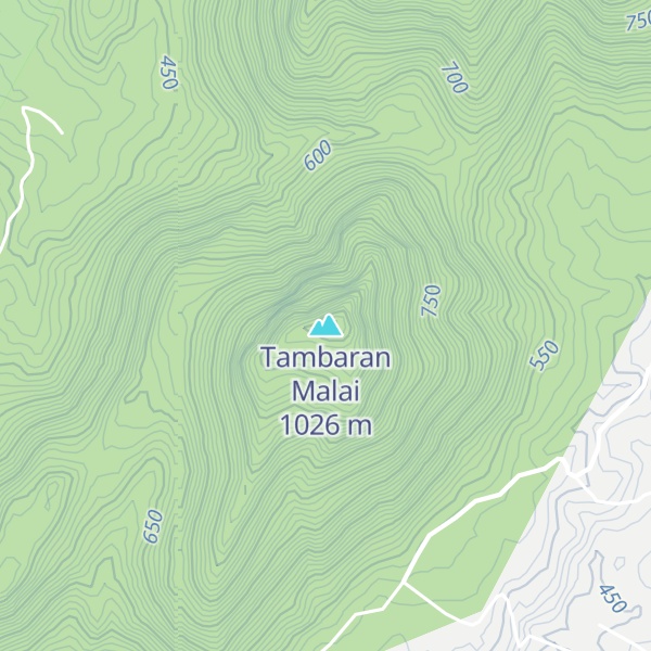 Map of Tambaran Malai
