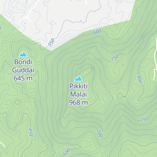 Map of Pikkiti Malai