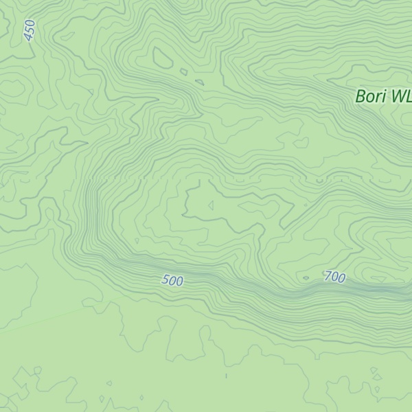 Map of Gidāndeo Pahār