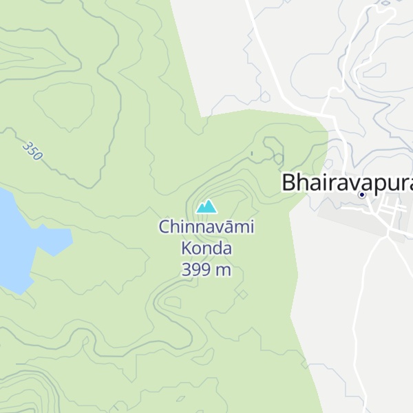 Map of Chinnavāmi Konda