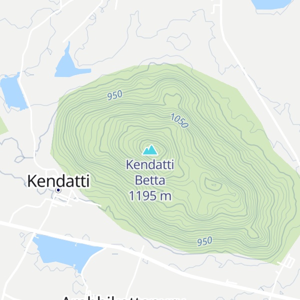 Map of Kendatti Betta