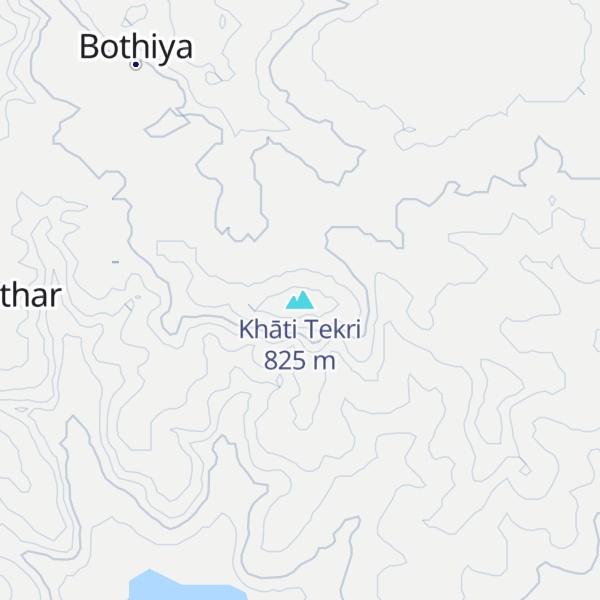 Map of Khāti Tekri