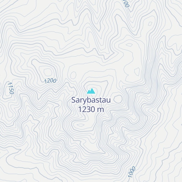 Map of Sarybastau