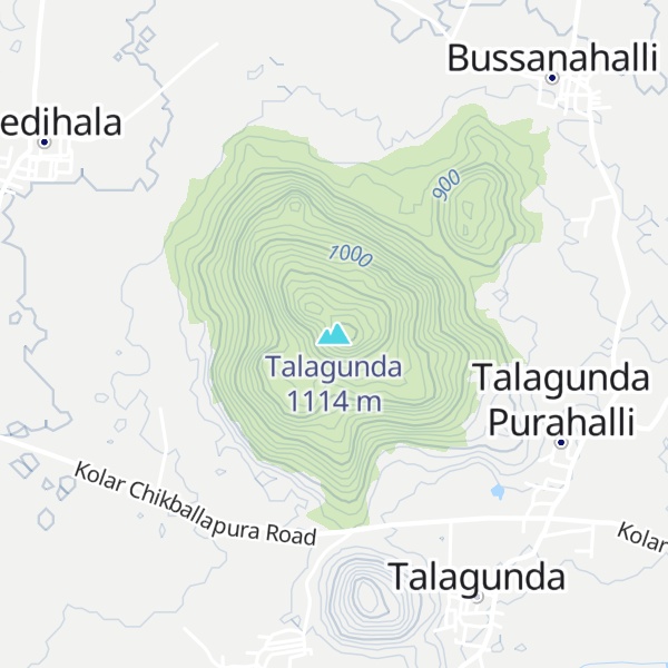 Map of Talagunda