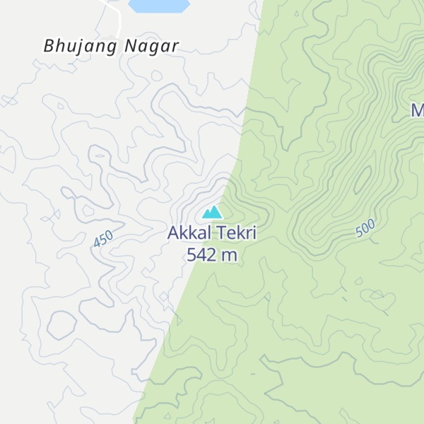 Map of Akkal Tekri