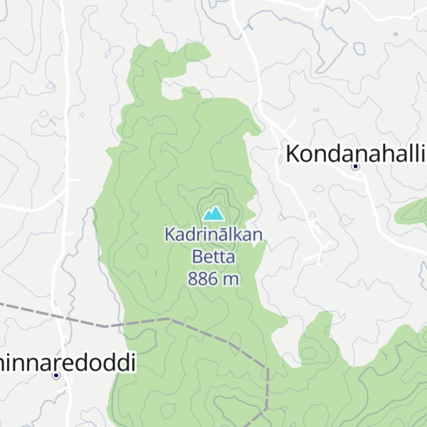 Map of Kadrinālkan Betta
