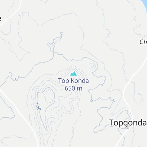 Map of Top Konda