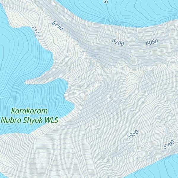 Map of Kunchang Kangri