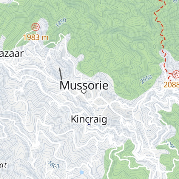 Map of Gun Hill