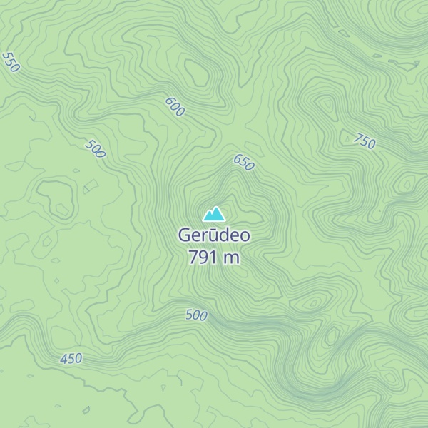Map of Gerūdeo