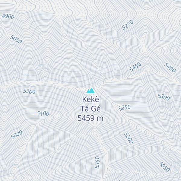 Map of Kēkè Tǎ Gé
