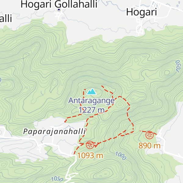 Map of Antaragange