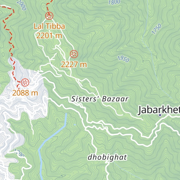 Map of Lāl Tibba