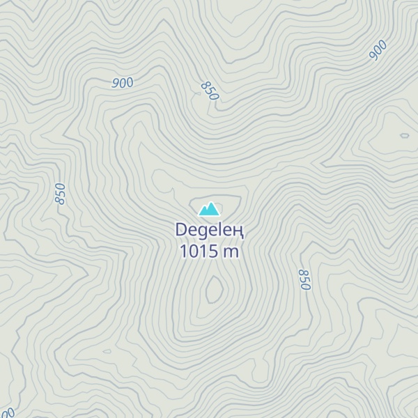 Map of Degeleң