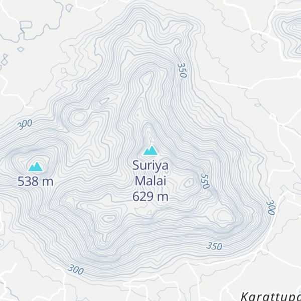 Map of Suriya Malai