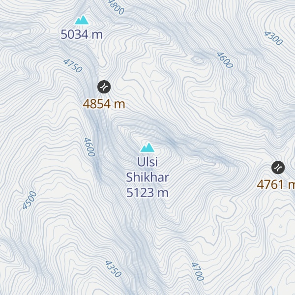 Map of Ulsi Shikhar