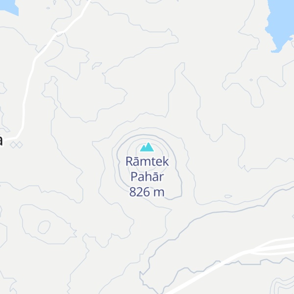 Map of Rāmtek Pahār
